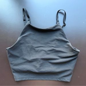 Athleta High Neck Crop Sz M